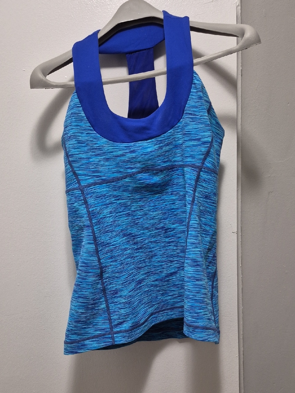 lululemon athletica Blue Space-Dye Racerback Tank
